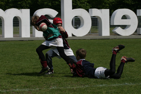 Gave jeugdclinic Jean Archippe op NRCA